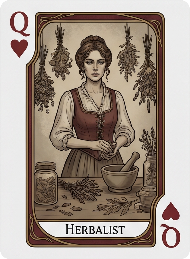 Herbalist - Queen of Hearts